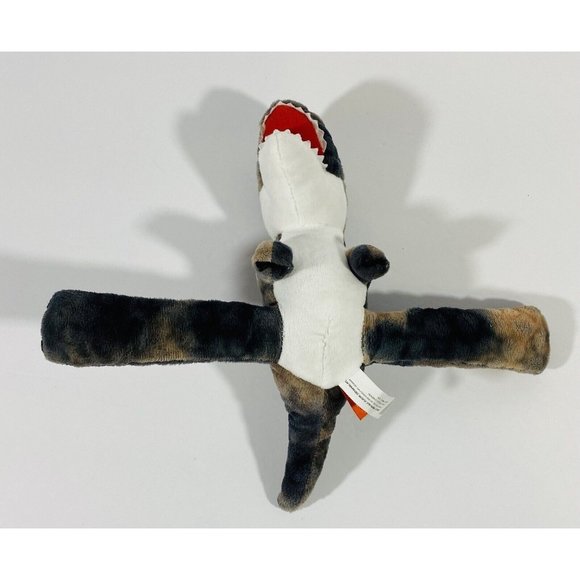 Wild Republic T-Rex 8" Plush Wrist Hugger Slap Bracelet Dinosaur Kids Toy Gray - Picture 5 of 8